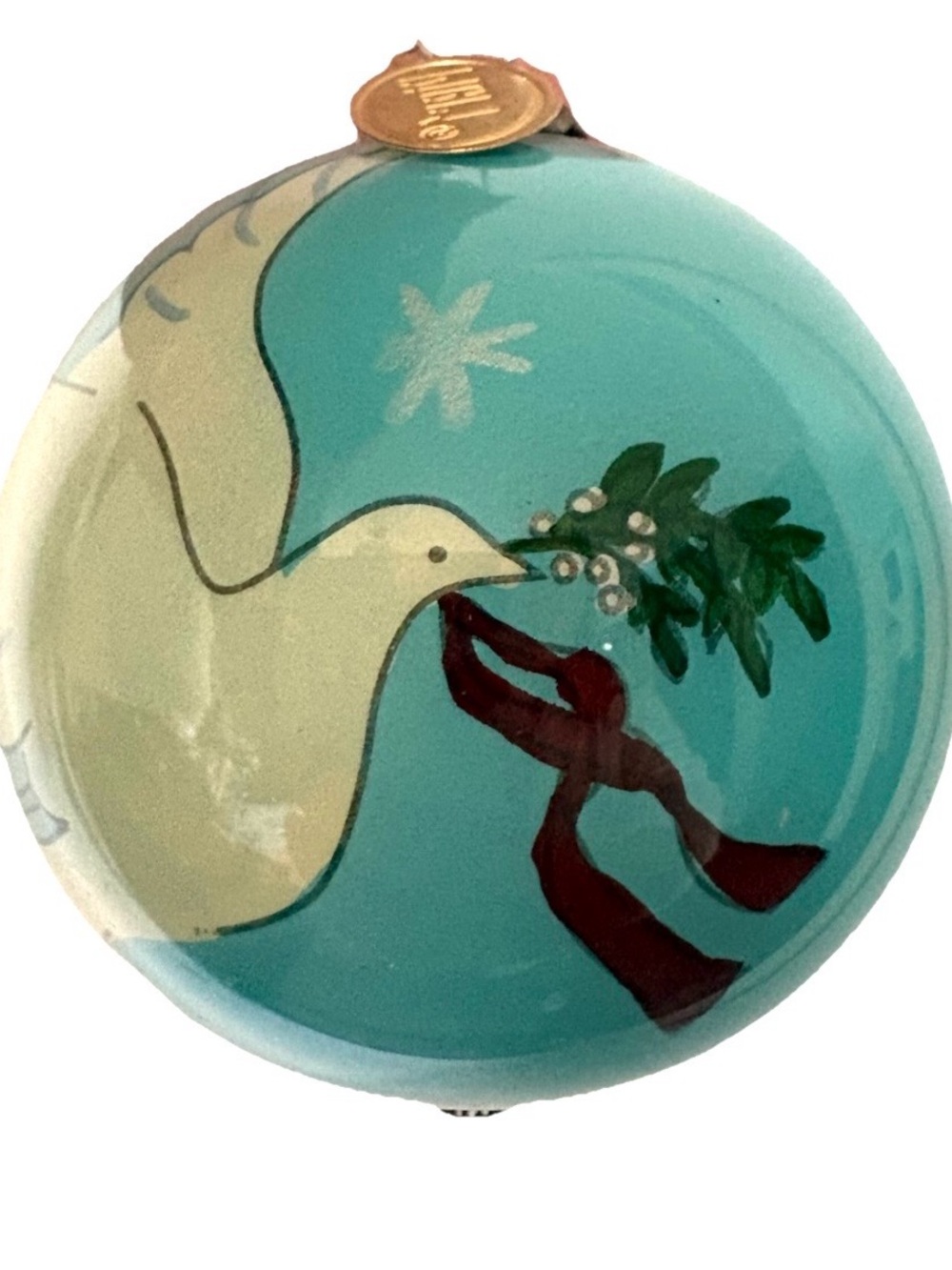Li Bien Christmas Ornament 2014 Peace Dove Design